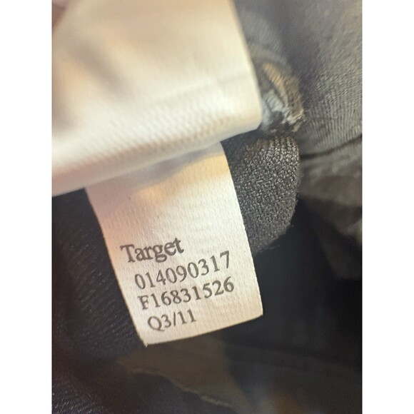 NWT  Mossimo Flare Premium Denim Jeans Women’s Black Mid Rise Trouser Size 8 - Picture 10 of 12